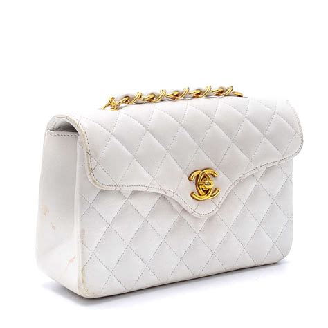 chanel bag price white|white chanel crossbody bag.